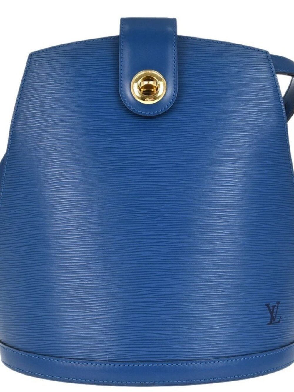 Louis Vuitton Blue Epi Cluny Shoulder Bag M52255 SP0997 167892